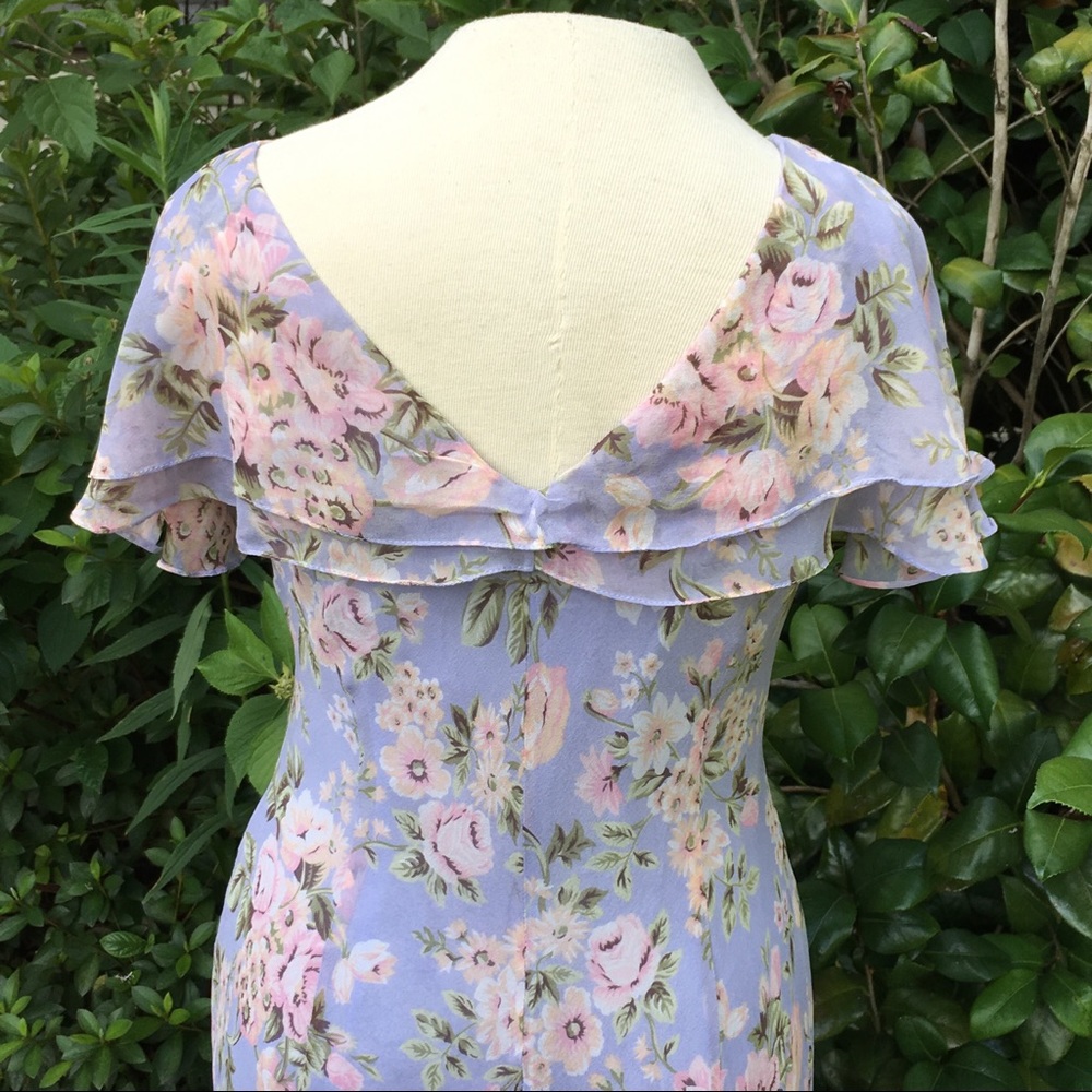 Vintage 1990’s David Warren New York silk dress - Picture 4 of 6